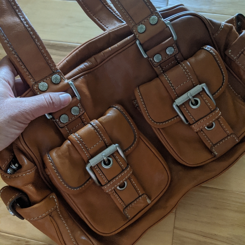 Michael Kors Leather Satchel Handbag